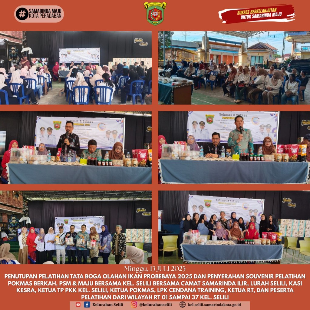 Penutupan Pelatihan Tata Boga Olahan Ikan PROBEBAYA 2025 di Kelurahan Selili: Komitmen Berkelanjutan untuk Pemberdayaan Warga (13/07/2025)