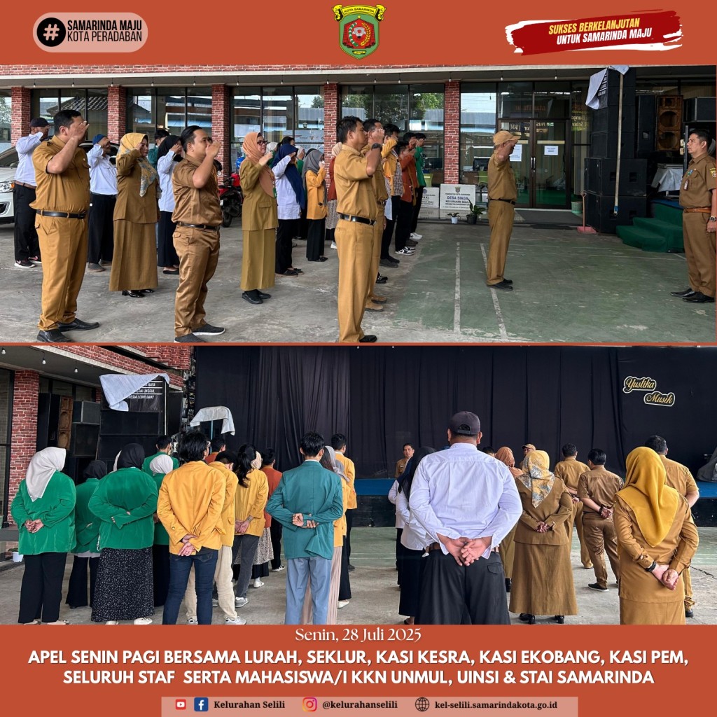 Apel Senin Pagi Kelurahan Selili: Bahas Persiapan HUT RI ke-80 (30/07/2025)