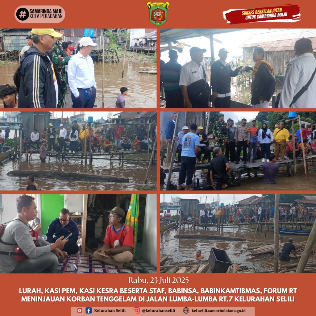 LURAH SELILI BERSAMA KASI PEM DAN EKOBANG SERTA BPBD MENINJAU SDN 004 DAN SDN 006 KELURAHAN SELILI