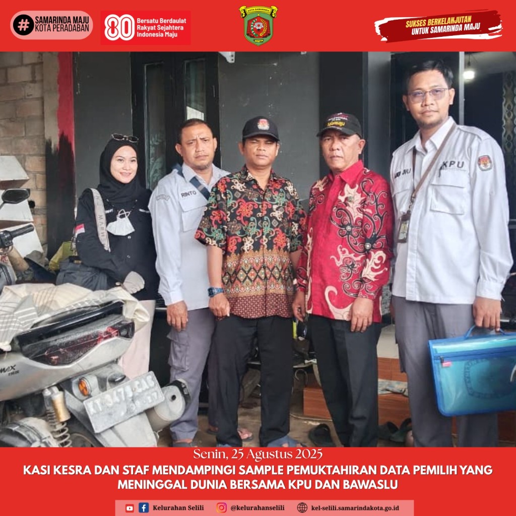 Kasi Kesra dan Staf Dampingi Pemuktahiran Data Pemilih yang Meninggal Dunia (28/08/2025)