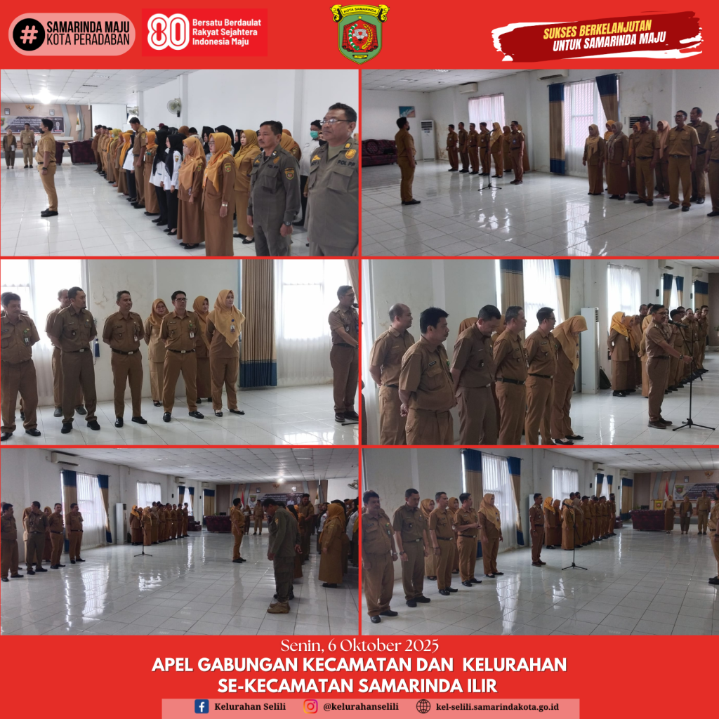 Apel Gabungan Kecamatan dan  Kelurahan se-Kecamatan Samarinda Ilir (06/10/2025)