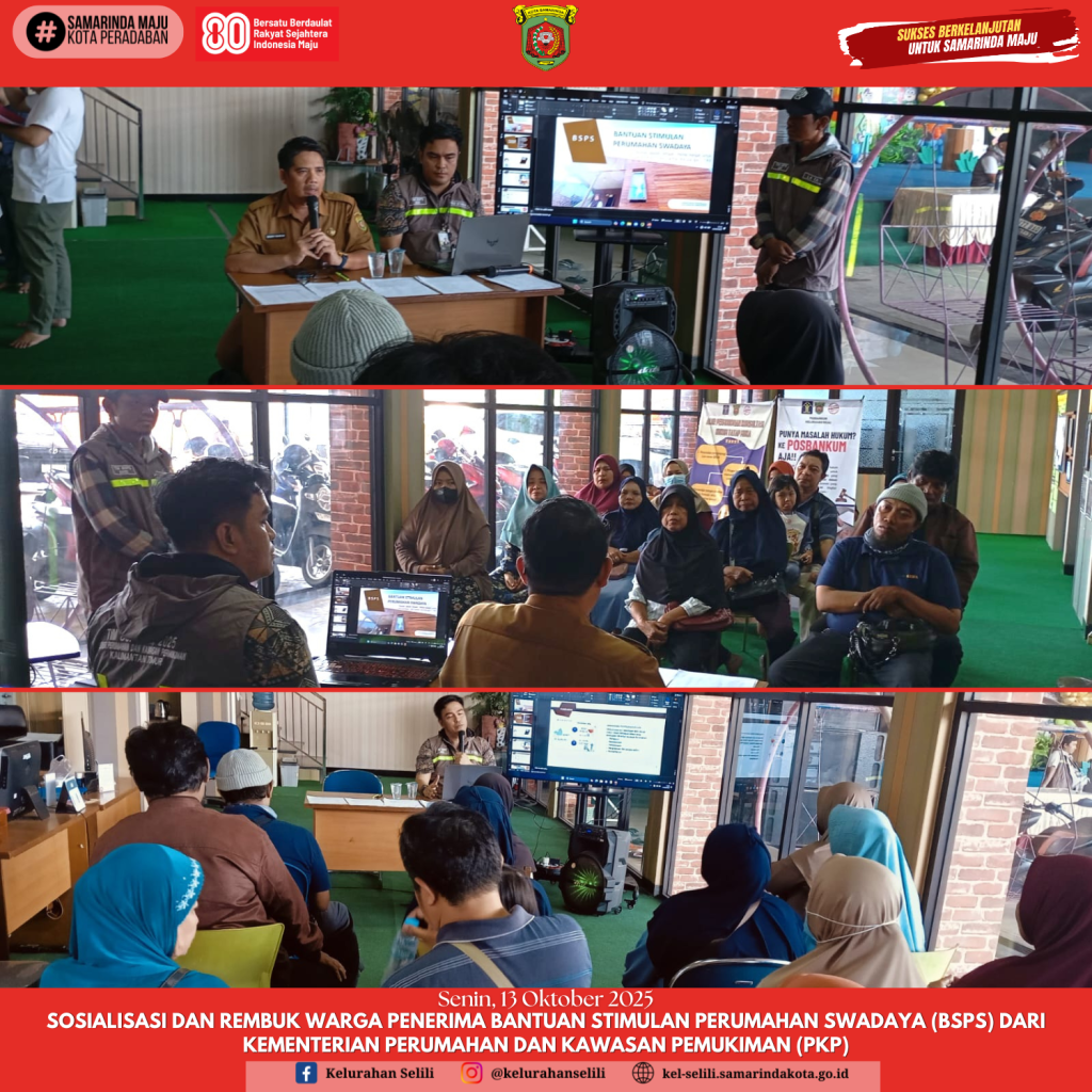 Sosialisasi dan Rembuk Warga Penerima Bantuan Stimulan Perumahan Swadaya (BSPS) dari Kementerian Perumahan dan Kawasan Pemukiman (PKP) (13/10/2025)