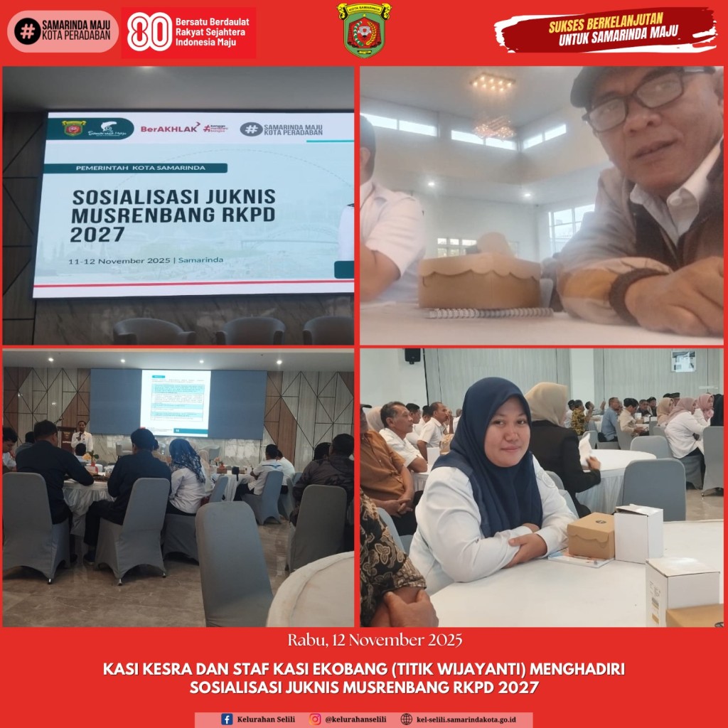 KASI KESRA DAN STAF EKOBANG HADIRI SOSIALISASI JUKNIS MUSRENBANG RKPD 2027 (12/11/2025)