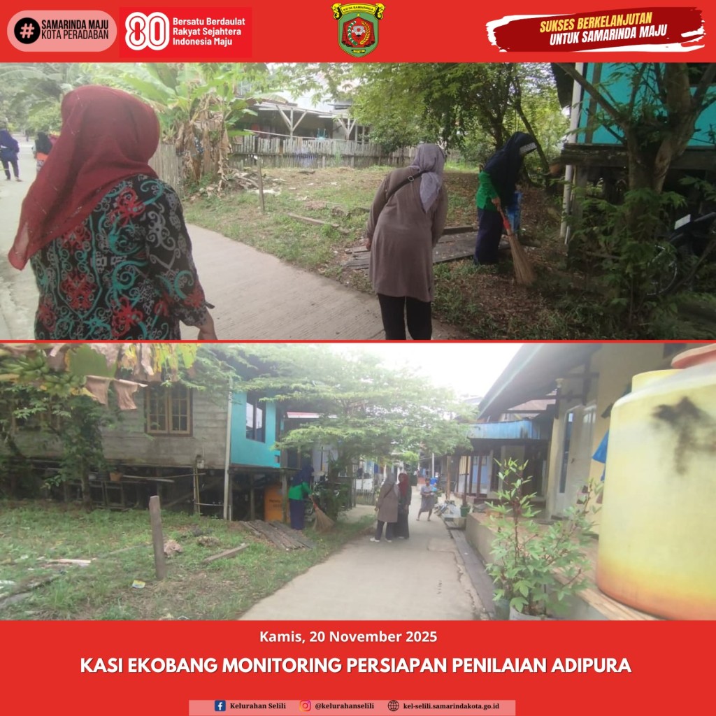 Kasi Ekobang Monitoring Persiapan Penilaian Adipura