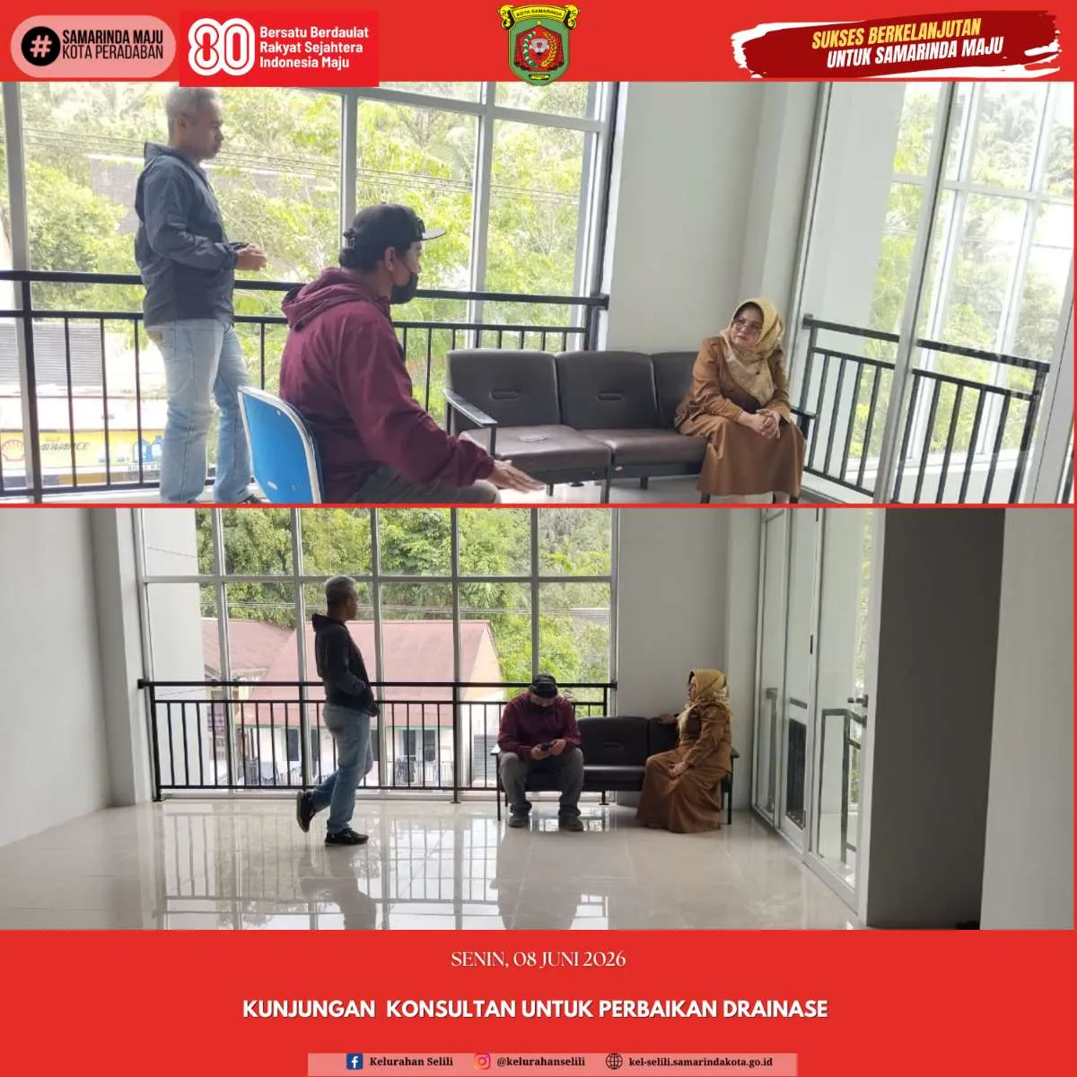Kunjungan  Konsultan untuk Perbaikan Drainase (08/06/2026)