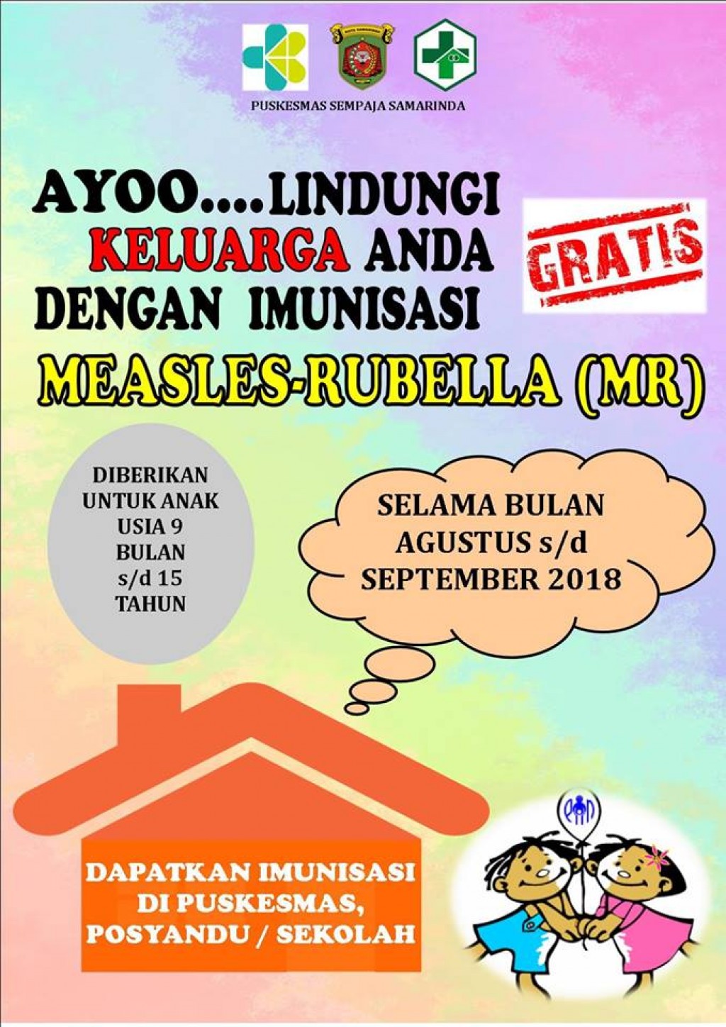 Kampanye Imunisai MR Measles/Campak dan Rubella