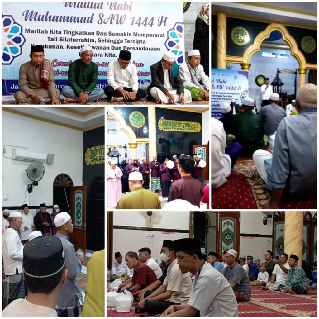 Giat Kamis 06 Oktober 2022 Peringatan Maulid Nabi Muhammmad SAW di Masjid Al Hijrah Perum TVRI