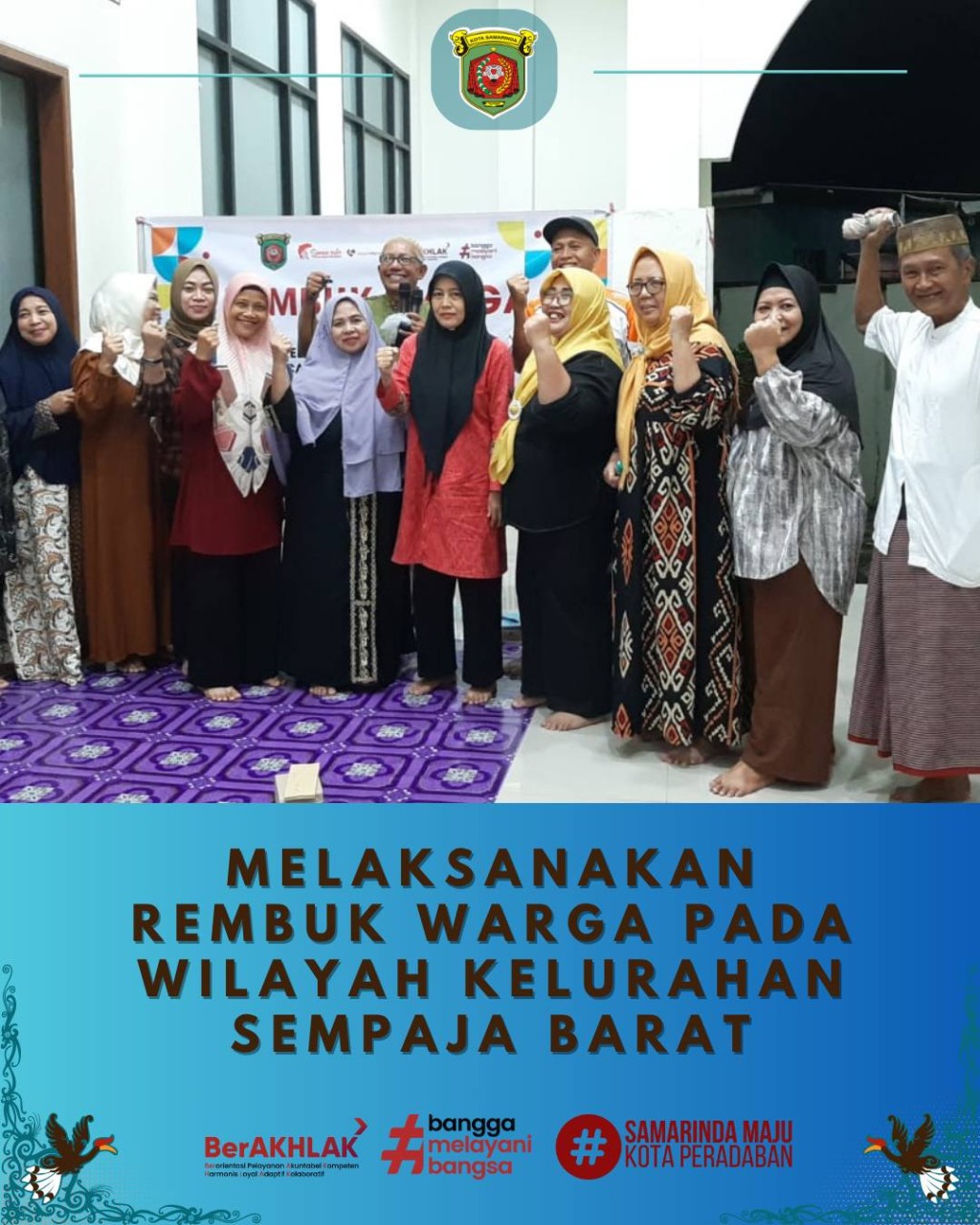 Giat malam, Sabtu 15 November 2025 ‎Melaksanakan Rembuk Warga Persiapan Kegiatan Program Probebaya dan Pra Musrembang Tahun 2027 di RT 08 Kelurahan Sempaja Barat