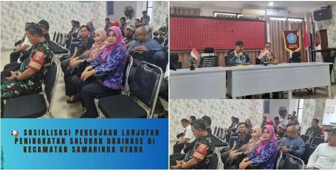 📢 SOSIALISASI PEKERJAAN LANJUTAN PENINGKATAN SALURAN DRAINASE