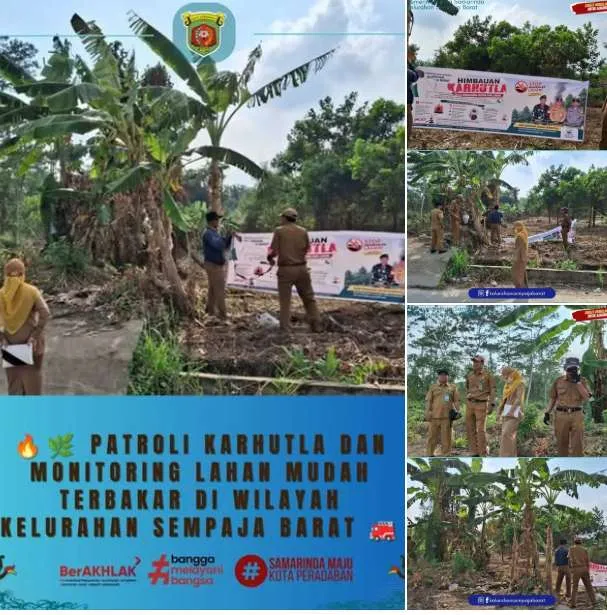 PATROLI KARHUTLA DAN MONITORING LAHAN MUDAH TERBAKAR