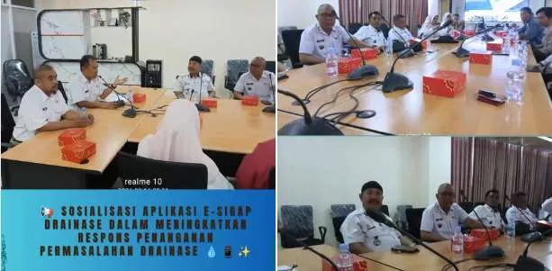  SOSIALISASI APLIKASI E-SIGAP DRAINASE DALAM MENINGKATKAN RESPONS PENANGANAN PERMASALAHAN DRAINASE 