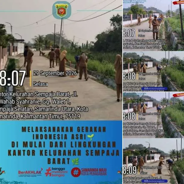 GERAKAN INDONESIA ASRI BERSAMA MENJAGA LINGKUNGAN BERSIH DAN ASRI