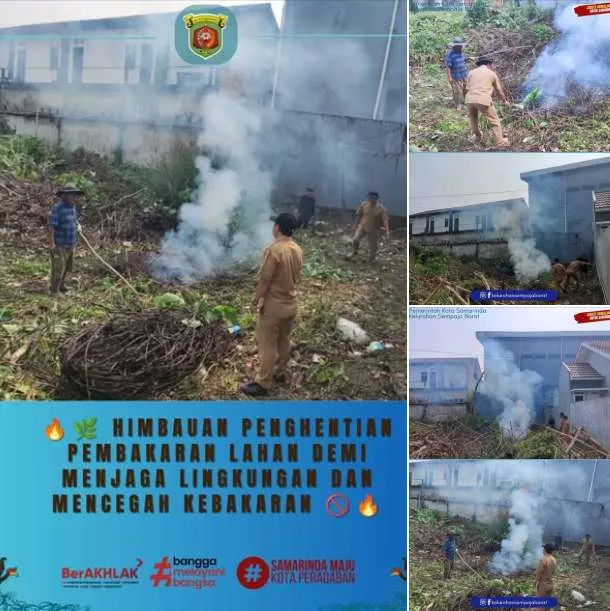 HIMBAUAN PENGHENTIAN PEMBAKARAN LAHAN DEMI MENJAGA LINGKUNGAN DAN MENCEGAH KEBAKARAN