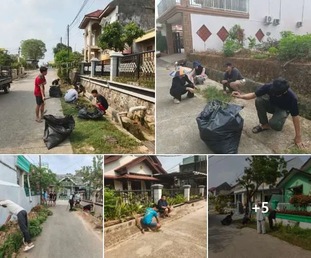 KERJA BAKTI BERSAMA WARGA DAN MAHASISWA ASRAMA BULUNGAN