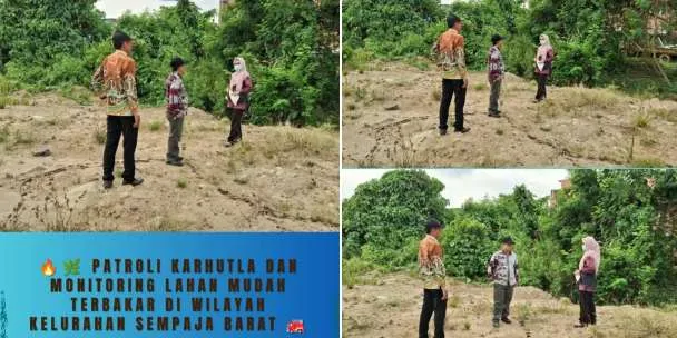 PATROLI KARHUTLA DAN MONITORING LAHAN MUDAH TERBAKAR