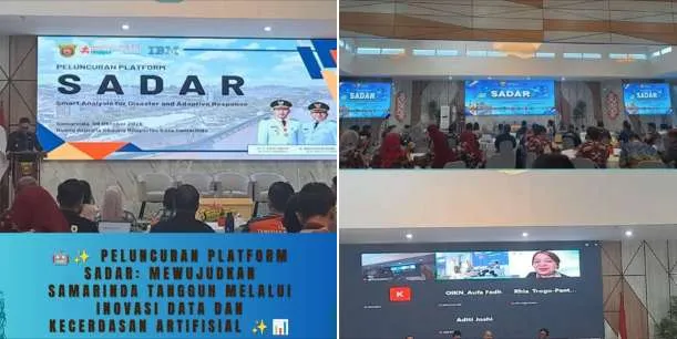 PELUNCURAN PLATFORM SADAR: MEWUJUDKAN SAMARINDA TANGGUH MELALUI INOVASI DATA DAN KECERDASAN ARTIFISIAL