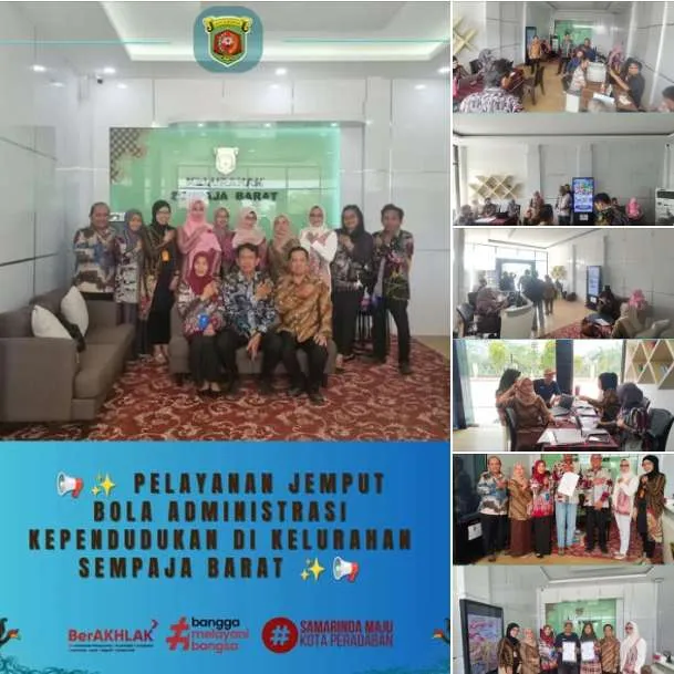 PELAYANAN JEMPUT BOLA ADMINISTRASI KEPENDUDUKAN DI KELURAHAN SEMPAJA BARAT