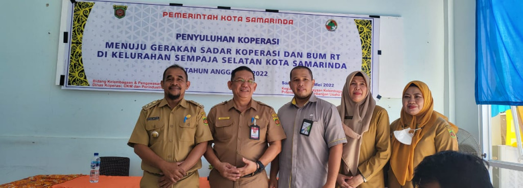 Kelurahan Sempaja Selatan Menjadi rule Model dari Dinas Koperasi UMKM dan Perindustrian Kota Samarinda Dalam Mengembangkan BUM RT