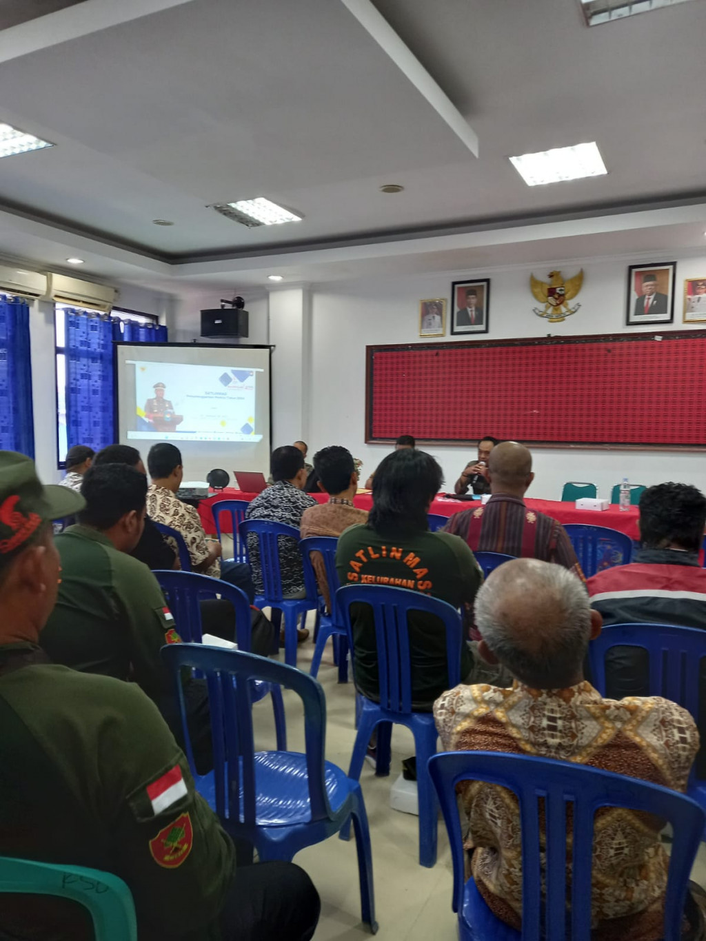 Rapat Koordinasi Satlinmas Kecamatan Samarinda Utara