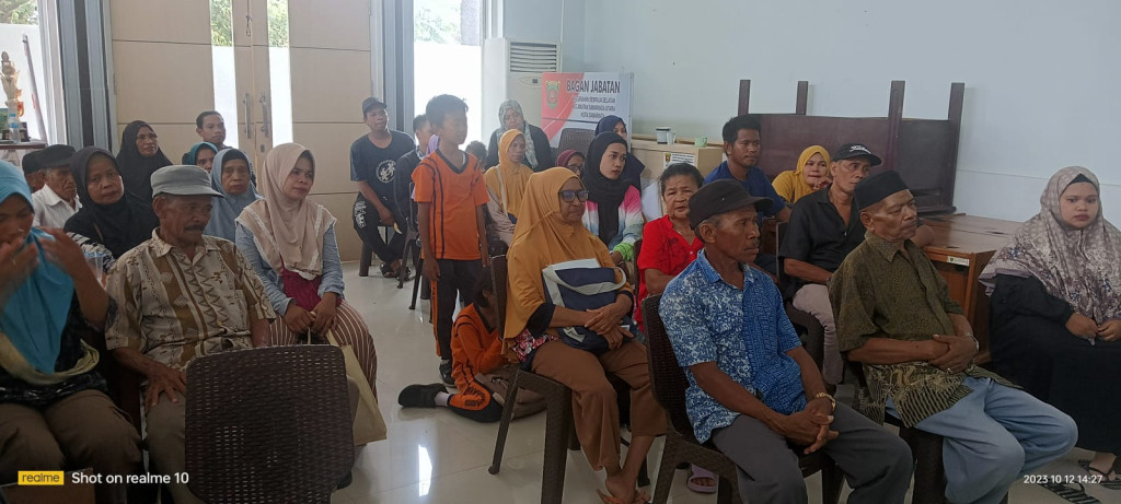 sosialisasi kegiatan Stimulan Perumahan Swadaya berupa Uang Peningkatan Kualitas Rumah Swadaya bagi Penerima Bantuan