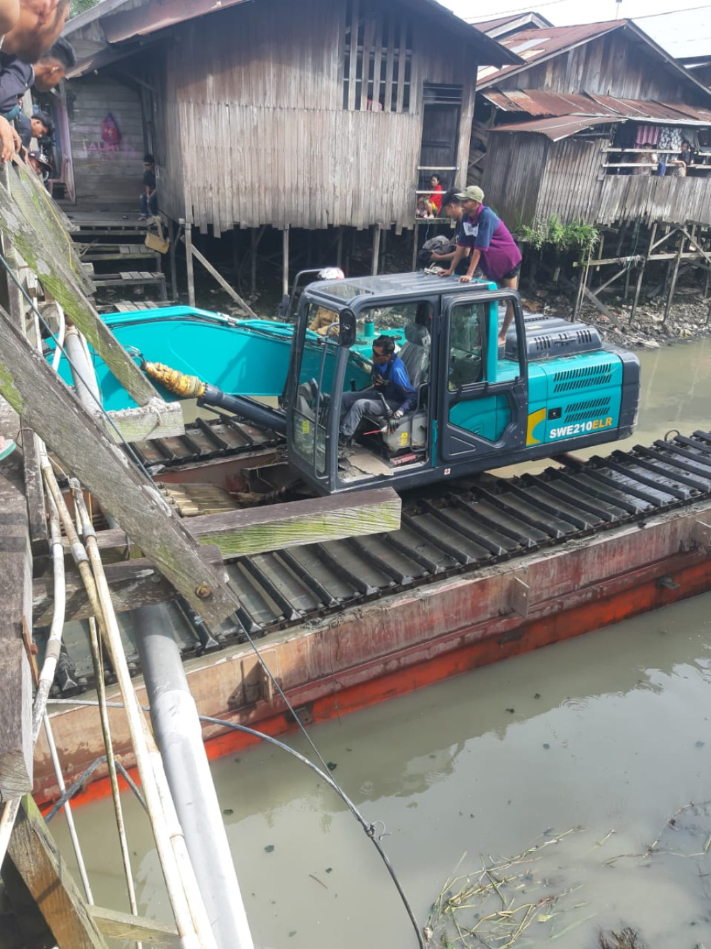Peninjauan Progress Drainase di Kawas PM. Noor