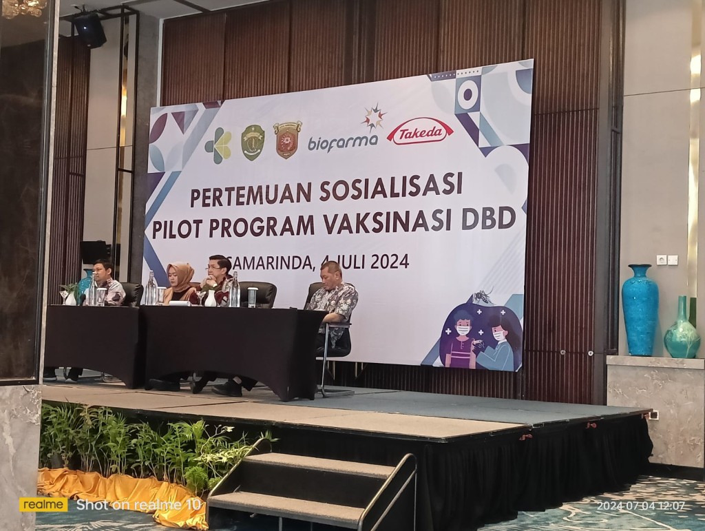 PERTEMUAN SOSIALISASI PILOT PROGRAM VAKSINASI DBD