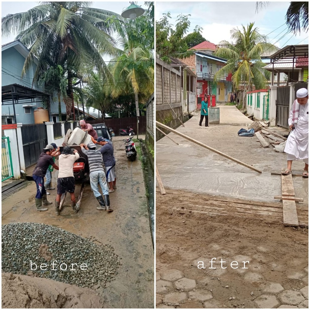 Monitoring kegiatan lapangan bidang sarana dan prasarana (fisik) di wilayah kelurahan sempaja selatan RT.  022