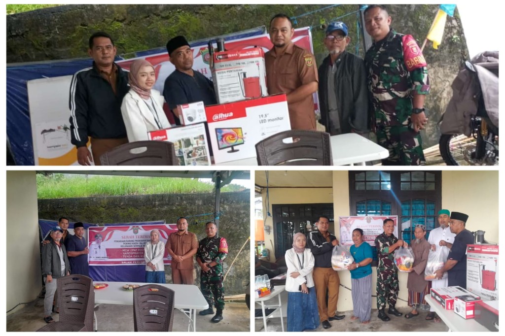 Serah terima Pembelian Barang Kegiatan Sapras & Paket Sembako Probebaya Th 2024 di lingkungan RT. 13 Kel. Sempaja Selatan