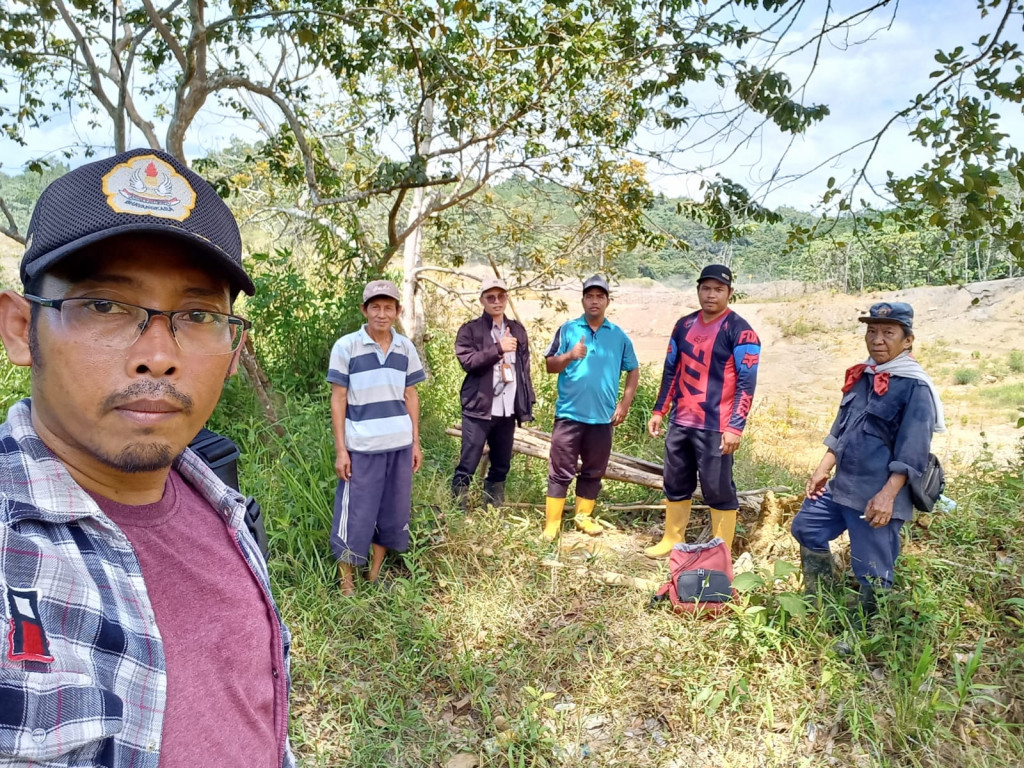Survey Tapal Batas RT.37 Kelurahan Sempaja Utara (Samarinda) dan Desab Bangun Rejo (Kutai Kartanegara)