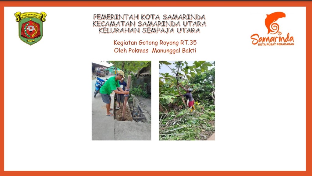 Kegiatan Gotong Royong RT.35