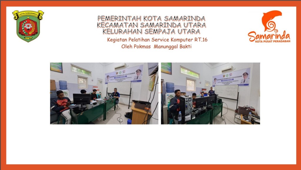 Kegiatan Pelatihan Service Komputer RT.16