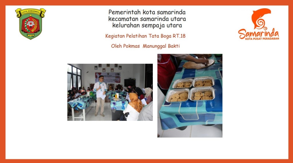 Kegiatan Pelatihan Tata Boga RT.18