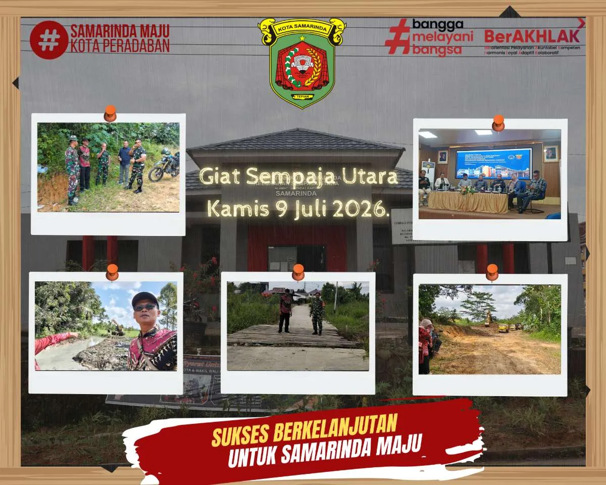 Giat Sempaja Utara Kamis 9 Juli 2026.