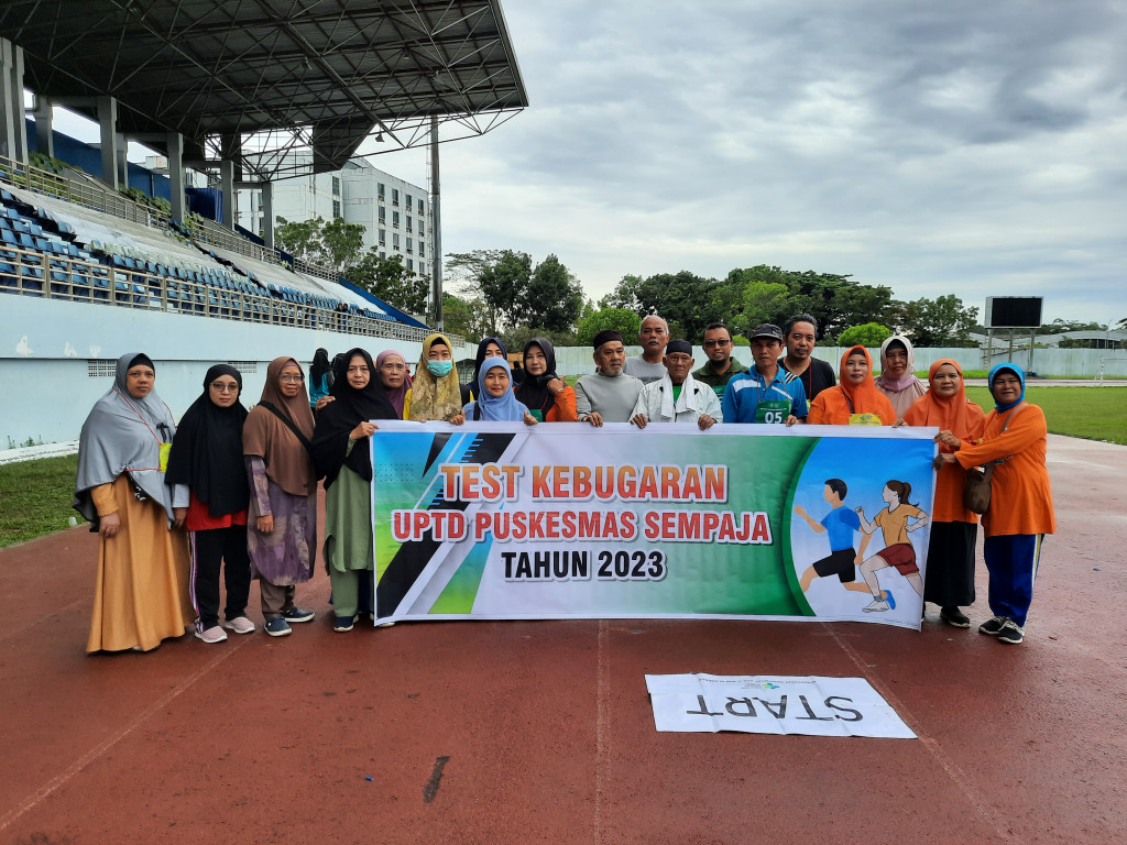 Pengukuran Kebugaran Calon Jamaah Haji UPTD Puskesmas Sempaja