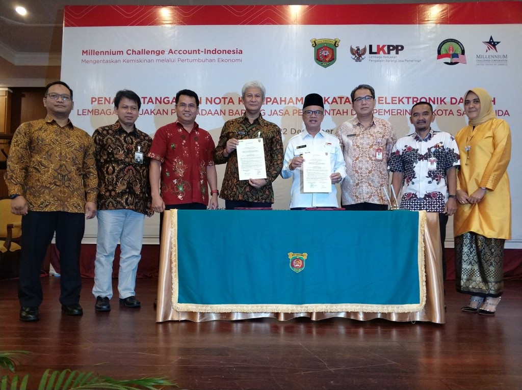 Penandatanganan Nota Kesepahaman Katalog Elektronik Daerah Kota Samarinda