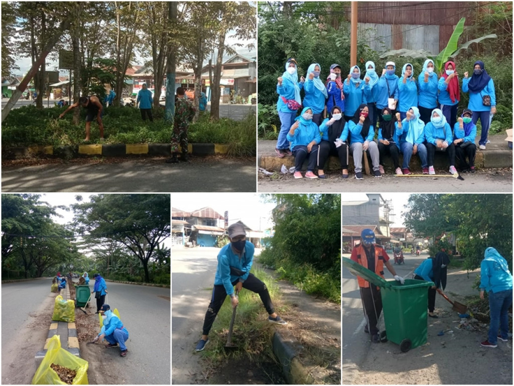 Giat Gotong Royong  TP PKK Kelurahan Sengkotek