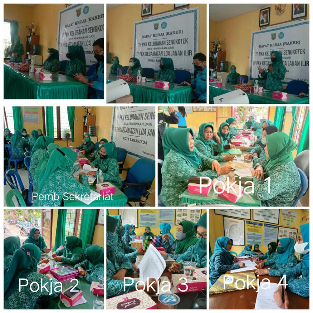 Rapat Kerja Tim Penggerak Pemberdayaan Kesejahteraan Keluarga Kelurahan Sengkotek