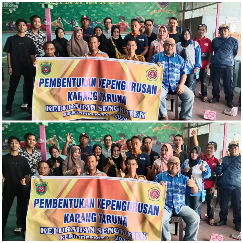 Pembentukan Kepengurusan Karang Taruna Kelurahan Sengkotek Masa Bakti Tahun 2024 - 2029
