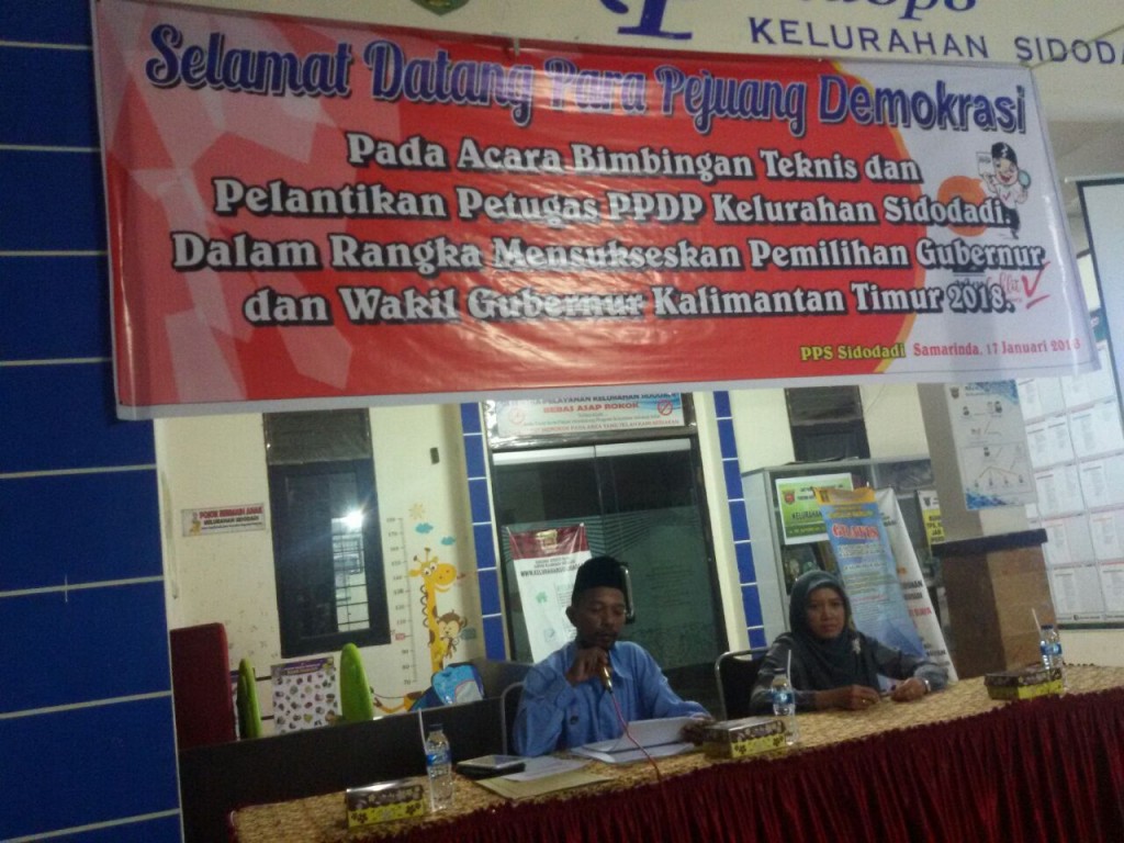 BIMTEK PPDP Kelurahan Sidodadi