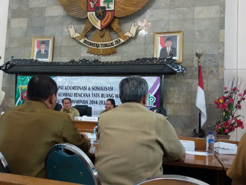 Koordinasi dan Sosialisasi Peninjauan Kembali Rencana Tata Ruang Wilayah Samarinda 2014-2034.