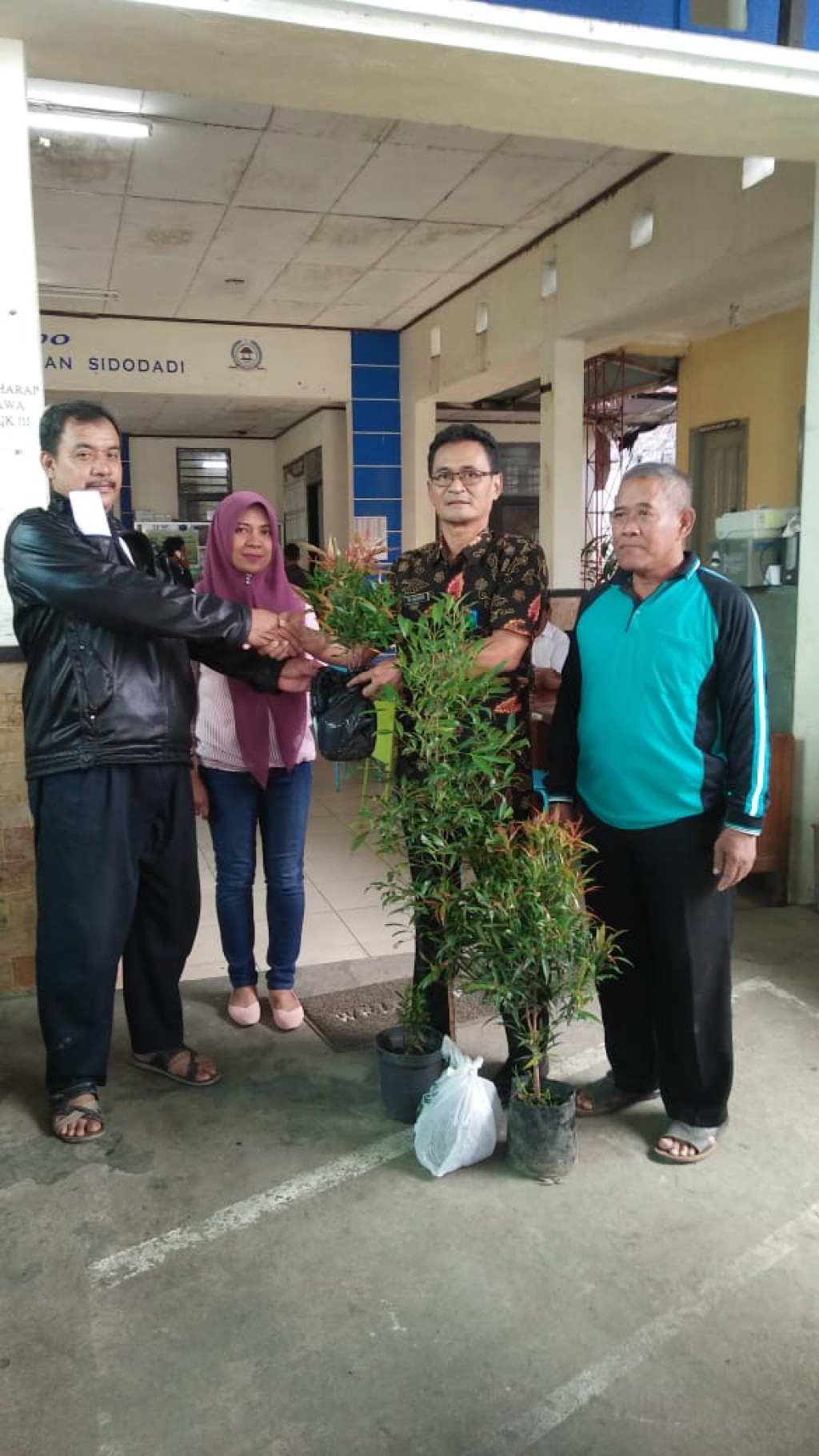 Penyaluran Tanaman Pucuk Merah dari Calon Pengantin untuk Kampung Pelangi Jl. Dr. Sutomo Gg. 4 RT. 32