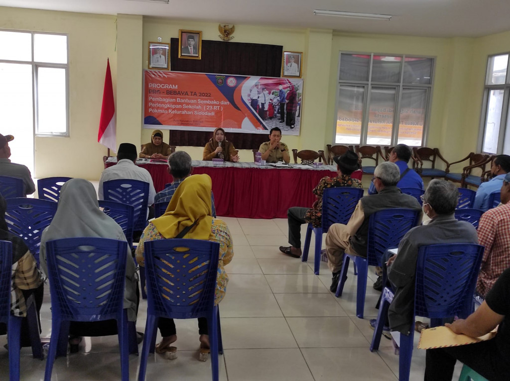 Rapat Koordinasi Ketua RT Sidodadi terkait usulan probebaya Th. 2023
