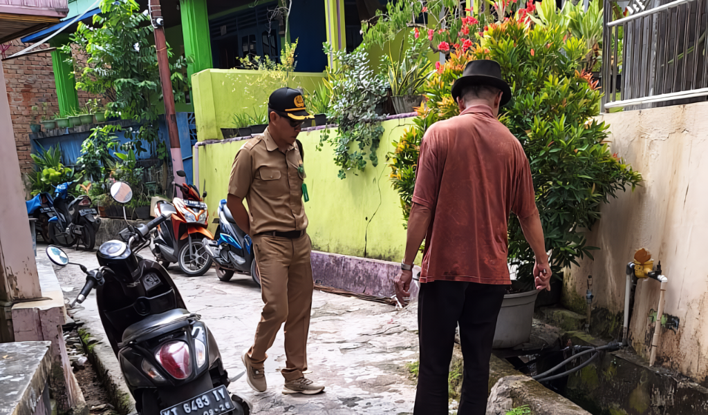 Kelurahan Sidodadi Lakukan Monitoring dalam Program Probebaya 2023 Bidang Sapras