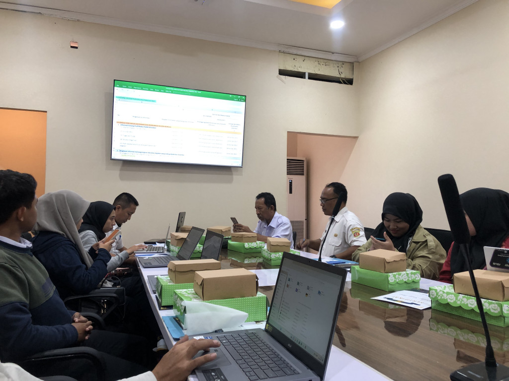 Implementasikan Keterbukaan Informasi, Kelurahan Sidodadi Mengikuti Asistensi Daftar Informasi Publik