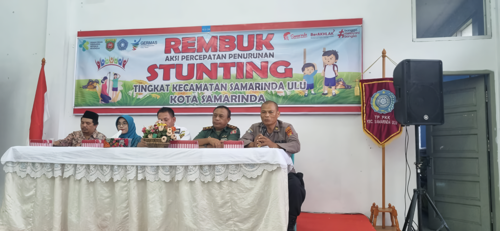 Lurah Sidodadi Menghadiri Rapat Koordinasi Penurunan Stunting Tingkat Kecamatan Samarinda Ulu