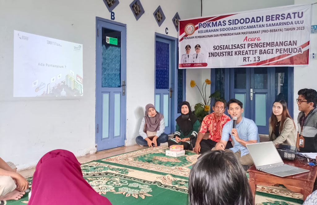 Kembangkan Potensi Pemuda, Pokmas Sidodadi Bersatu Adakan Sosialisasi Industri Kreatif RT 13