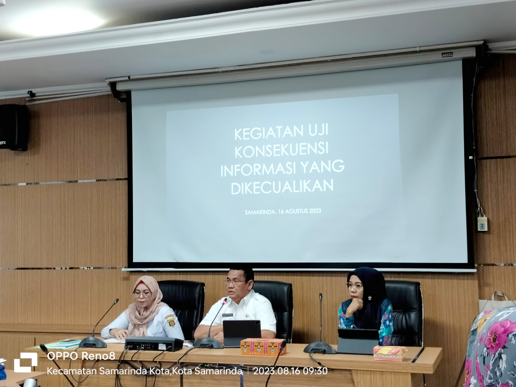PPID Samarinda Mengadakan Uji Konsekuensi Informasi yang Dikecualikan Demi Keterbukaan Informasi Publik