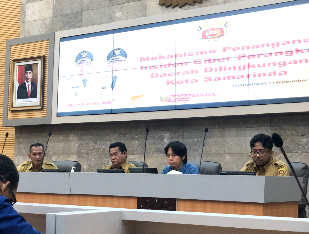 Antisipasi Kejahatan Siber, Diskominfo Samarinda Gelar Sosialisasi Mekanisme Penanganan Insiden Siber