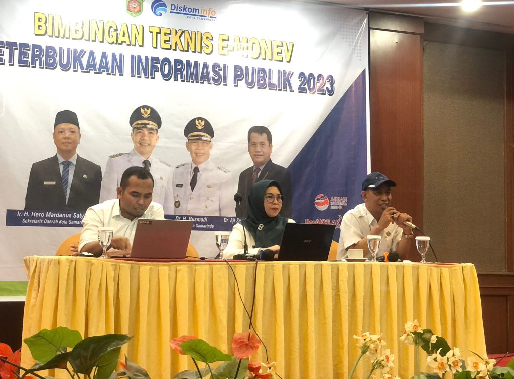 Diskominfo Samarinda Adakan Bimtek E-Monev Keterbukaan Informasi Publik 2023