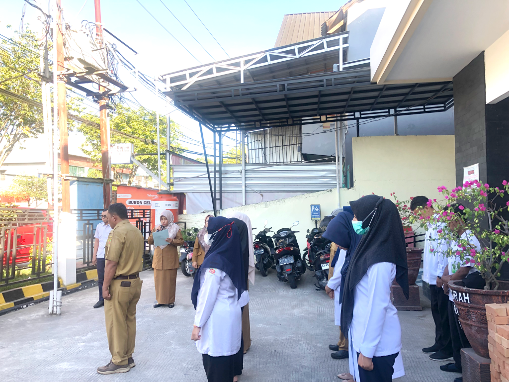 Laksanakan Apel Pagi Yang Dipimpin Seklur Sidodadi, Membahas Kegiatan Pasca Pemilu 2024